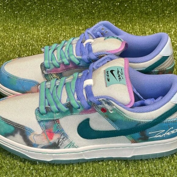 Nike dunk Futura Laboratories x Dunk Low SB \'Bleached Aqua\'
